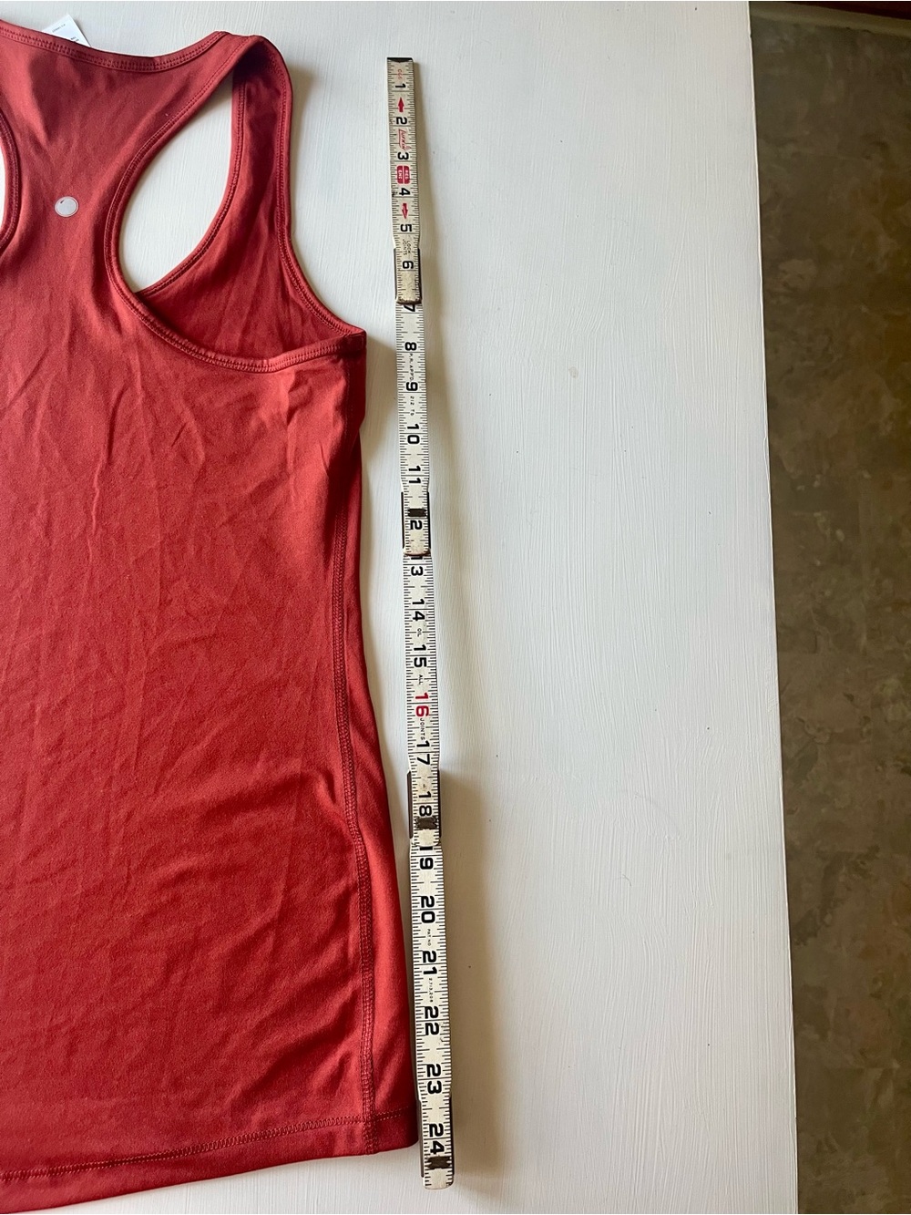 Yogalicious Burnt Orange/Red Racerback Tank Top Size XS - Picture 4 of 6
